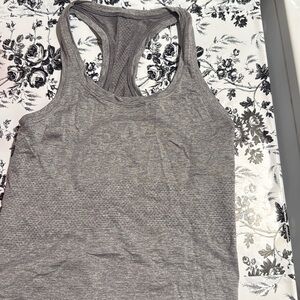 Lululemon gray athletic tank top